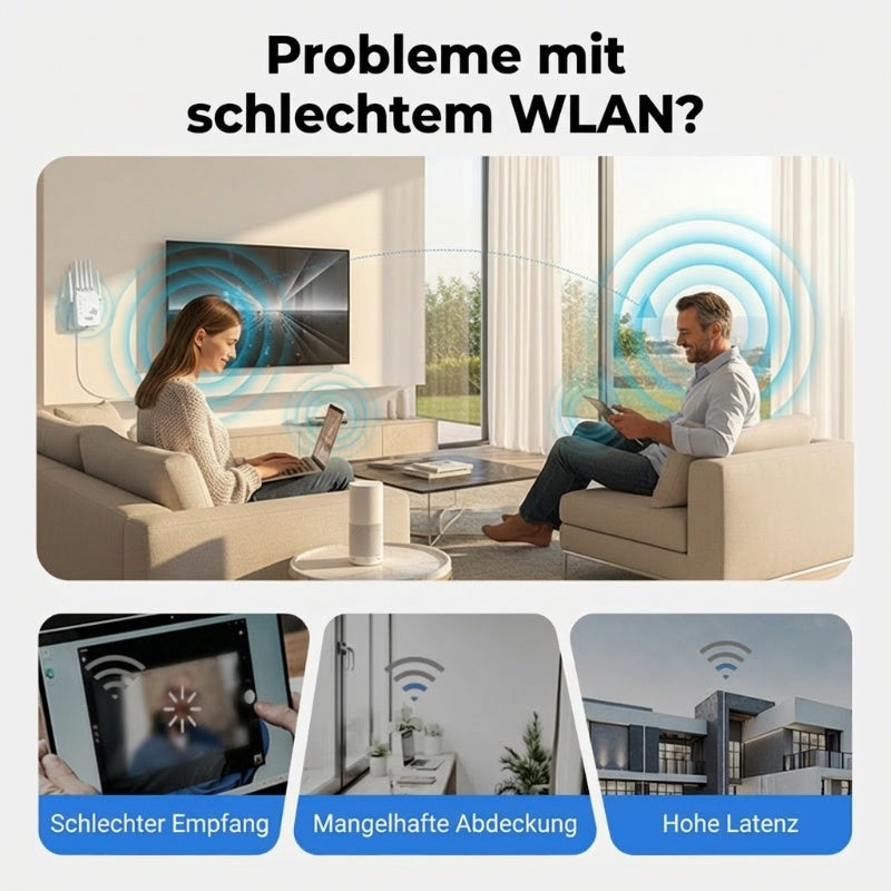 📶🎁 LETZTER TAG: 50% RABATT! 2026 WLAN-Verstärker – 1200 Mbit/s, Dualband (5 GHz / 2,4 GHz) – Maximale Signalverstärkung für stabile Verbindung im ganzen Haus 🔥✨