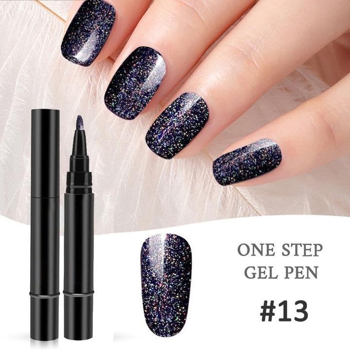 ⏳1 Kaufen, 1 Gratis ! ✨ Ein-Schritt-Nagellackstift • Gratis Mini-UV-Nagellampe