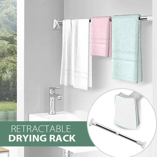 ✨⚡️ ZEITLICH BEGRENZT – 50% SPAREN! Bohrfreie verstellbare Stange – Ideal zum Aufhängen von Kleidung und Duschvorhängen im Badezimmer oder auf dem Balkon 🚿