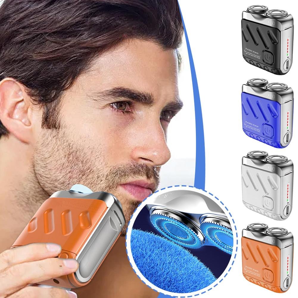 ⚡🪒 Mini-Elektrorasierer für Herren – Tragbar, kabellos & IPX7 wasserdicht. Perfekt für Reise, Büro & Auto!