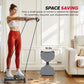 Hüfttwister, Twist Waist Disc Borad für Frauen, Bauchmuskeltrainer mit 2 Widerstandsbändern für Schlanke Taille & Core-Training, Max 136KG, Geräuschloses Heim-Fitnessgerät