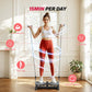 Hüfttwister, Twist Waist Disc Borad für Frauen, Bauchmuskeltrainer mit 2 Widerstandsbändern für Schlanke Taille & Core-Training, Max 136KG, Geräuschloses Heim-Fitnessgerät