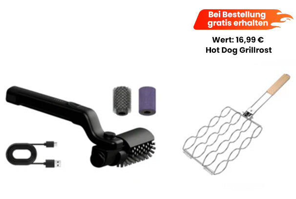 🍔🔥 50% RABATT! Kabelloser elektrischer Grillbürstenreiniger – Leistungsstark, wasserdicht & sicher – Jetzt auch günstige Kombi-Angebote verfügbar! 💪✨