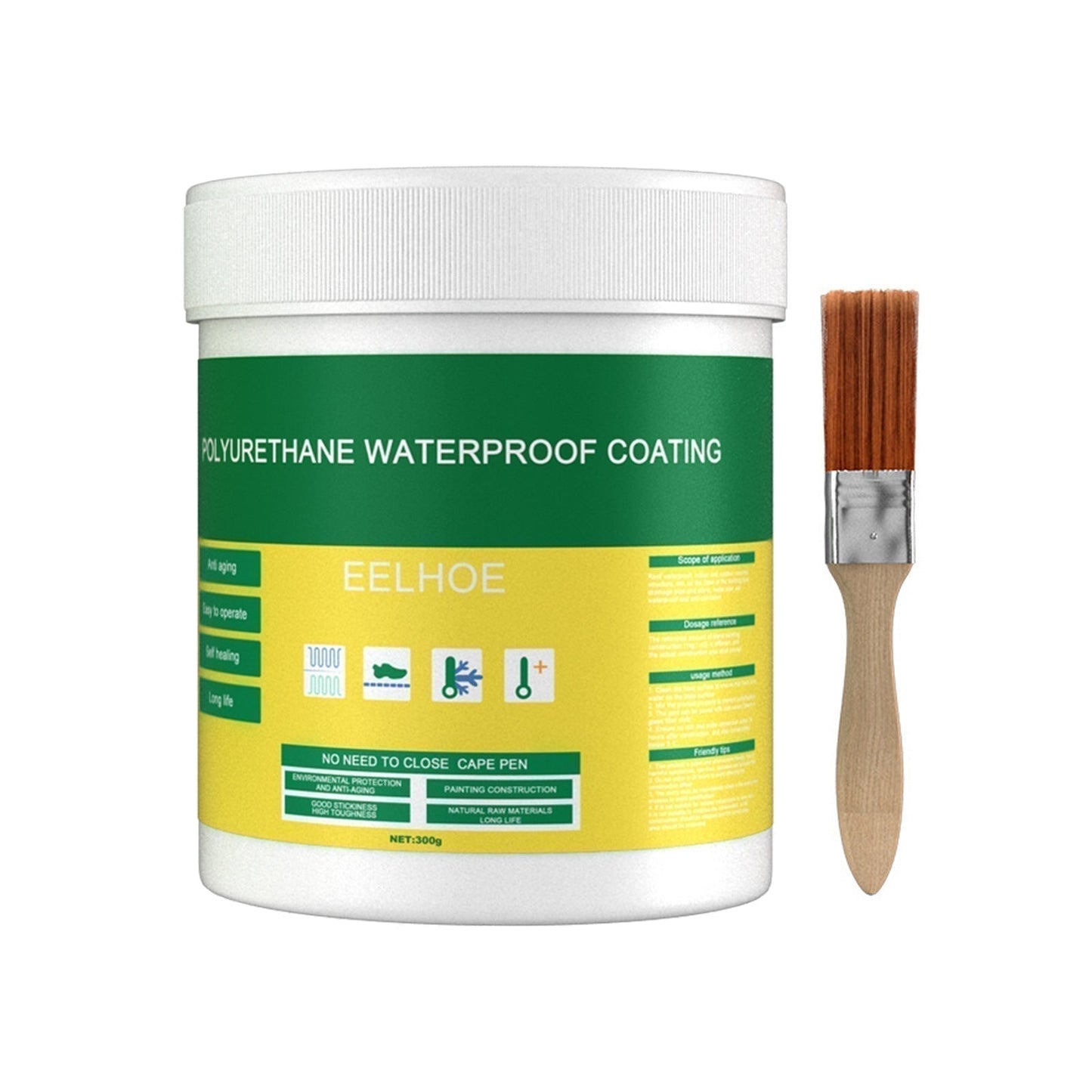 ⏳Begrenzte Zeit 50% Rabatt🔥Großer Ausverkauf💧Transparenter wasserdichter Kleber inkl. Pinsel