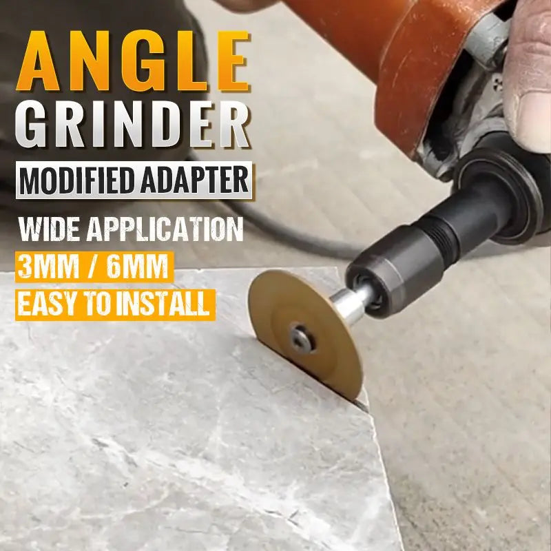 💰 -50 % jetzt sichern! 🔧 Winkelschleifer-Adapter | 3mm/6mm Spannfutter | Metallbau langlebig | Kompatibel mit 100-Typ Schleifen, Polieren & Schneiden in einem!