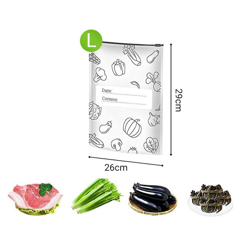 ♻️ Wiederverwendbare, verschließbare Aufbewahrungsbeutel aus Aluminiumfolie 🥬