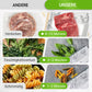 ♻️ Wiederverwendbare, verschließbare Aufbewahrungsbeutel aus Aluminiumfolie 🥬