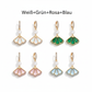 Katzenaugen-Ohrringe in Ginkgo-Blatt-Form – Elegante & vielseitige Ohrclips ✨🍁