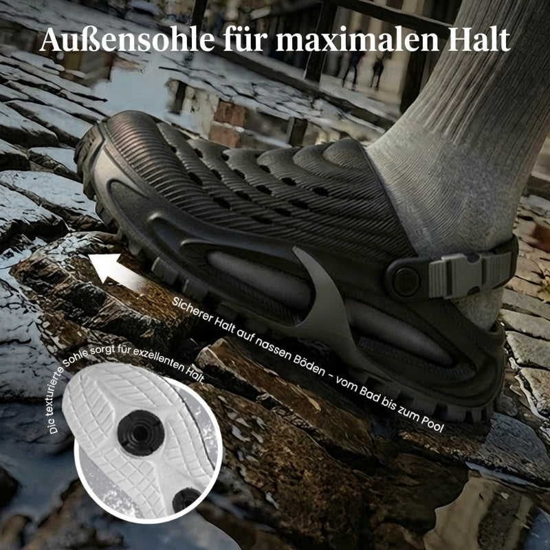 👡🌊 50% RABATT! Herren Zehentrenner mit Plateau & Doppelfarben – Weiche Sohle, bequem & stylisch – Ideal für Strand, Sport oder Freizeit ✨