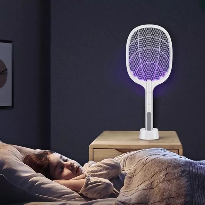 🚫🦟2-in-1 elektrische Fliegenklatsche und Mückenschutzlampe für die Nacht