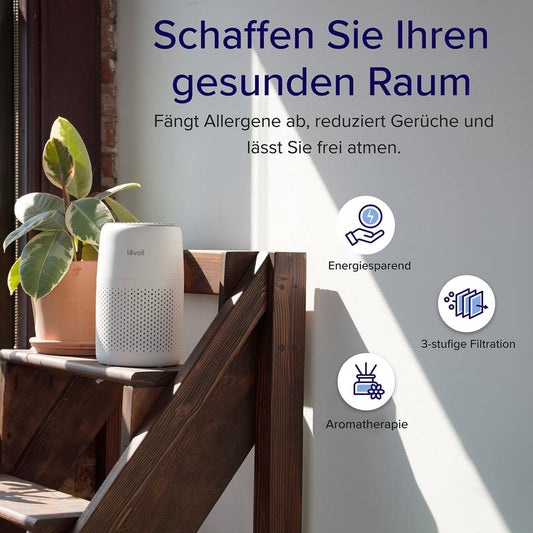 🌬️🛡️ 50% RABATT! Luftreiniger für Allergiker mit Aromatherapie – HEPA-Filter gegen Schimmel, Pollen & Feinstaub, beruhigende Aromen ✨