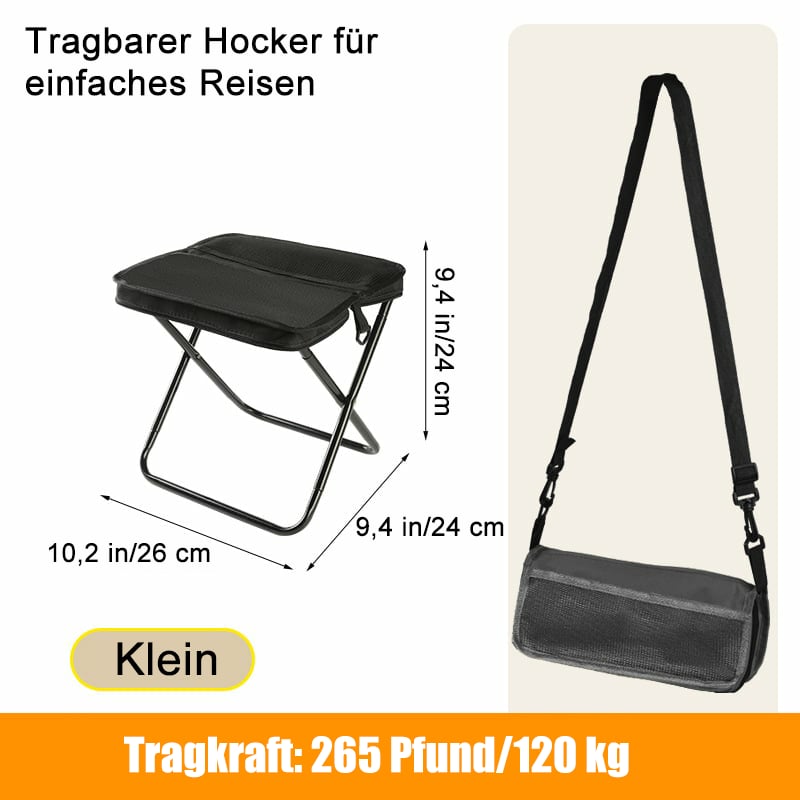 ⏰Letzter Tag: 50% Rabatt!🔥🪑Ultraleichter Klapphocker – Trägt bis zu 120 kg