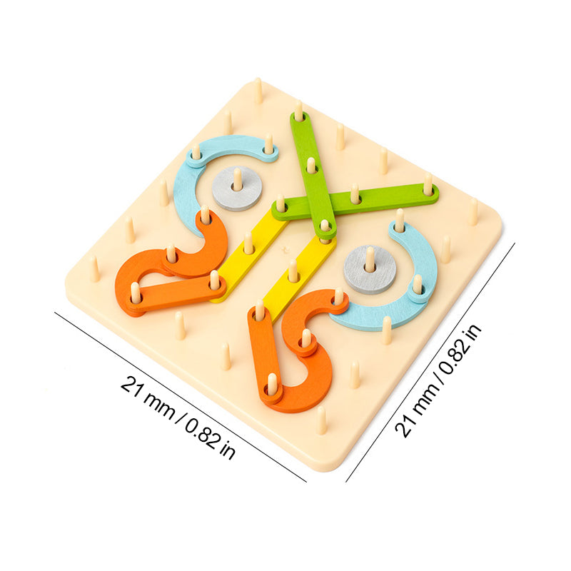 🔥Heißer Verkauf 50% 0FF🔥Montessori-Steckbrettpuzzle 🎅Weihnachtsgeschenkidee!🎁Kostenloser Versand