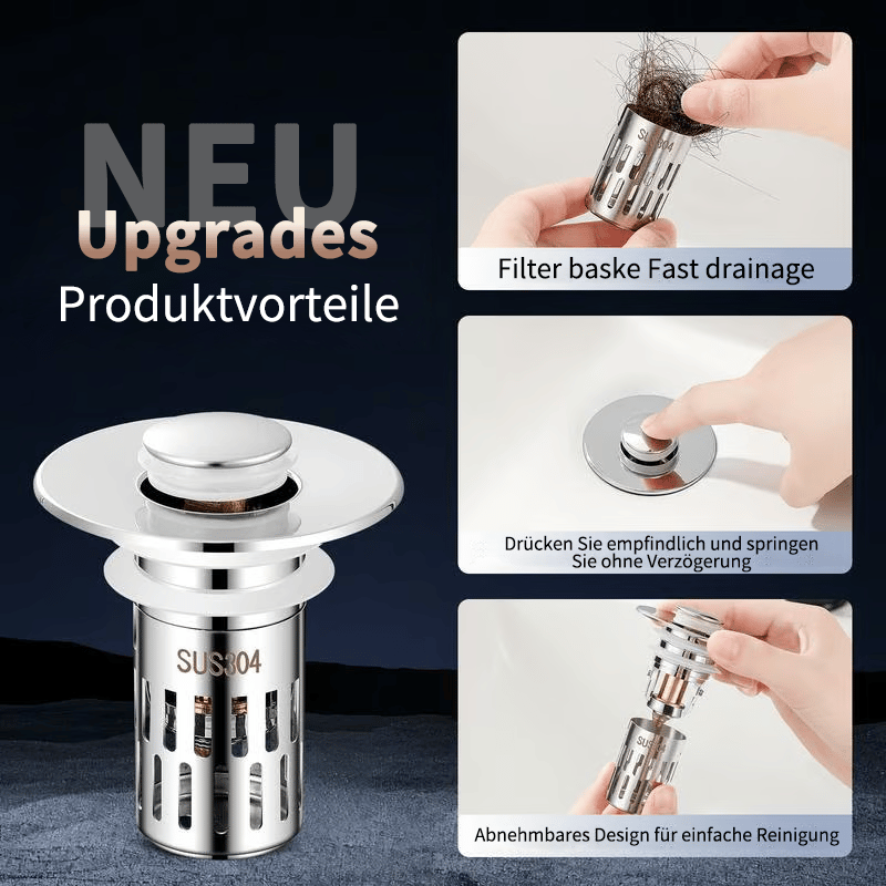 🔥Universelles Abflusssieb aus Edelstahl