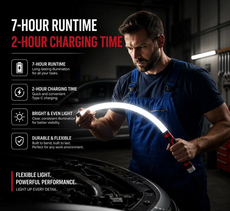 🔥Letzter Tag: 60% Rabatt!⏰🔦Flexibles LED-Lichtband aus Silikon – Wasserdicht, Dimmbar & Einfache Installation für Innen & Außen 🏠