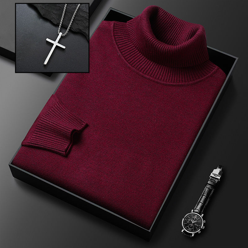 🧶 50% RABATT HOT SALE! ✨ Premium Kaschmirpulli Herren Einfarbig - Weiches Wohlfühlgarn mit Moderner Passform für Business & Freizeit 👔🎯