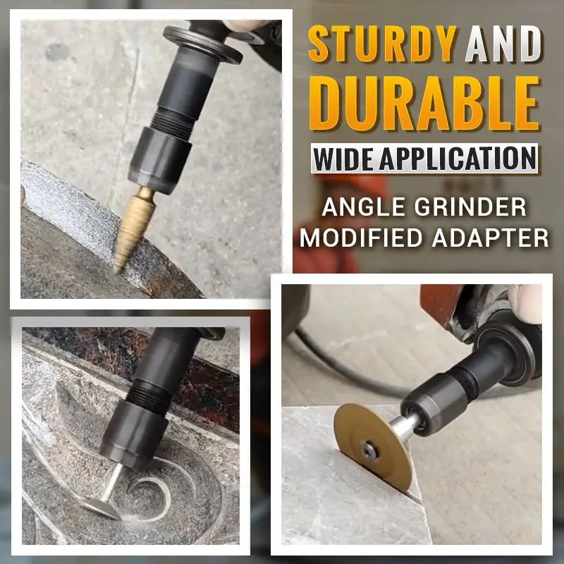 💰 -50 % jetzt sichern! 🔧 Winkelschleifer-Adapter | 3mm/6mm Spannfutter | Metallbau langlebig | Kompatibel mit 100-Typ Schleifen, Polieren & Schneiden in einem!