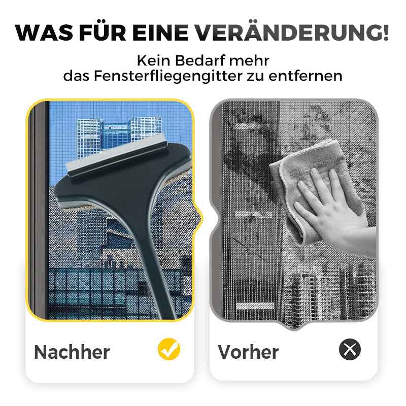 🪥✨ 50% RABATT! 2-in-1 Reinigungsbürste für Fliegengitter – Doppelseitig & effizient, reinigt mühelos Innen- und Außenseite gleichzeitig ✨