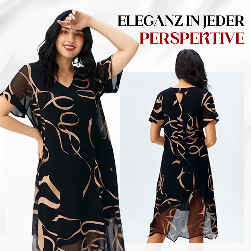 👗🌸 50% RABATT! Fließendes Maxikleid mit V-Ausschnitt und Print – Leicht, luftig & perfekt für warme Tage – die Antwort auf „Was soll ich morgen anziehen?“ ✨