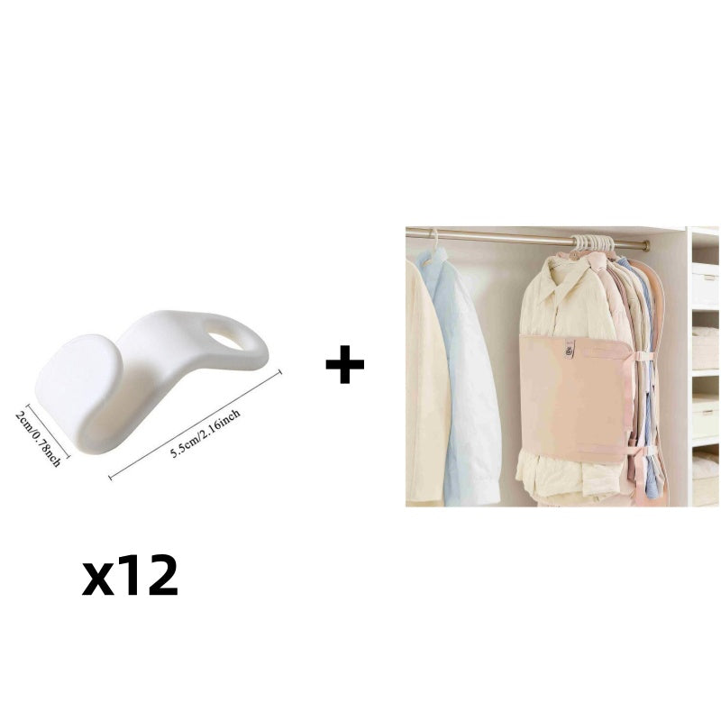 ❄️Sommerfrische 50 % Rabatt!👚Platzsparende Kleiderbügel-Verbinder – Intelligente Bügelhaken für mehr Schrankplatz und ordentlichere Kleiderorganisation