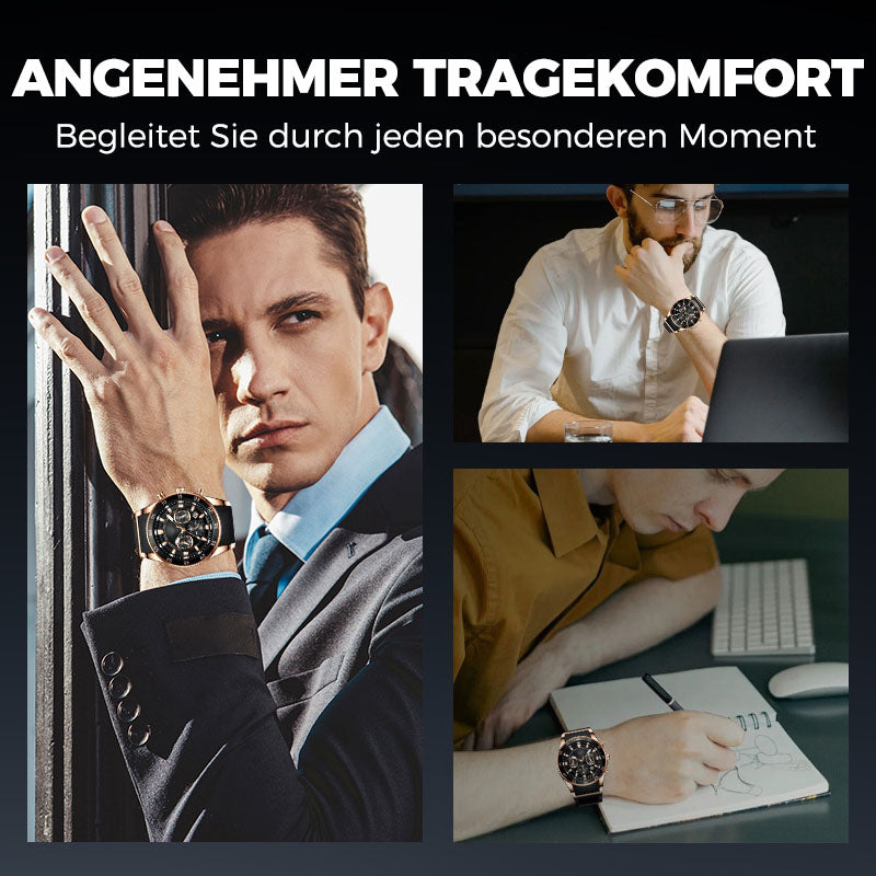 60% Rabatt🔥Hochwertige Business-Multifunktions-Quarz-Uhr für Herren