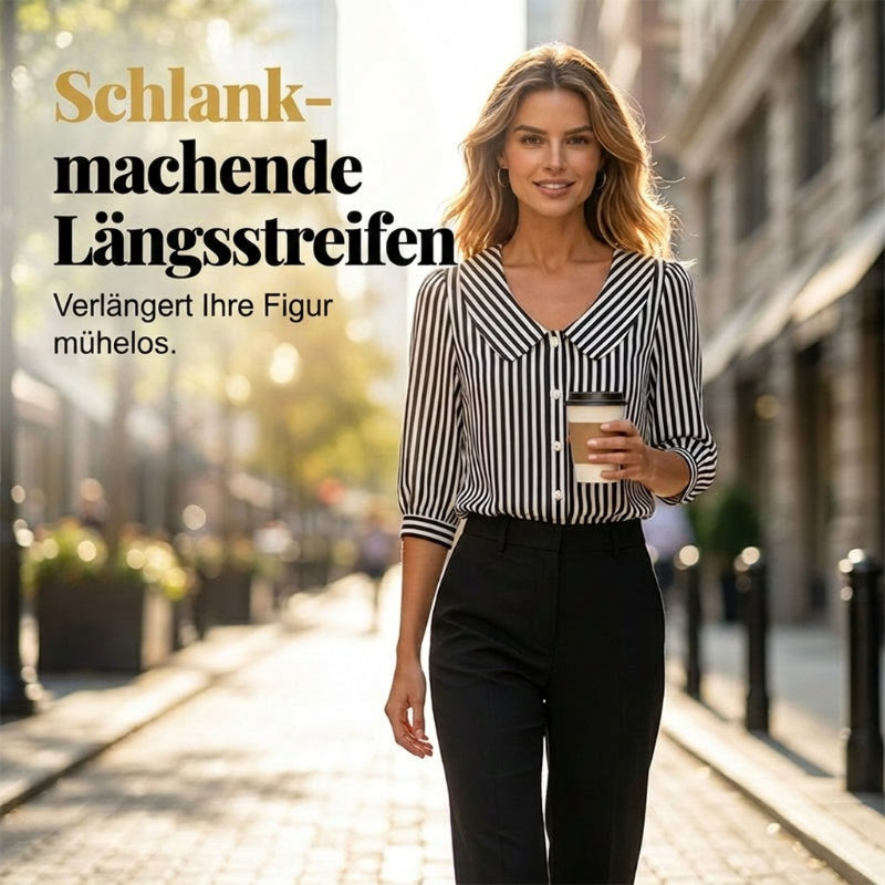 👚☀️ MID-SEASON SALE: −50% NUR FÜR KURZE ZEIT! Designer-Bluse für Damen – V-Ausschnitt, kurze Ärmel, lockere Passform & atmungsaktiv, ideal fürs Büro & warme Tage 👜✨