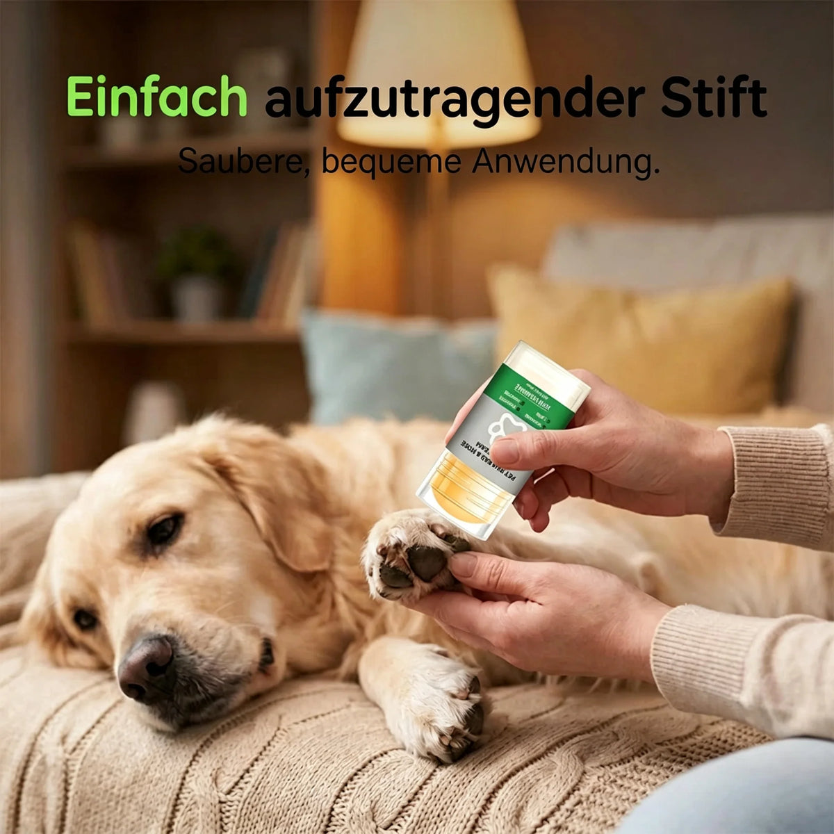 💥🎁2 kaufen，1 gratis🐶🐈Feuchtigkeitspflegender Pfotenbalsam – praktische Pflege für weiche und gepflegte Pfoten