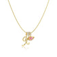 💖 LETZTER TAG – 50 % RABATT ✨ 3-lagige Anhänger-Halsketten mit Initialen A-Z 🎀 | Personalisiert & elegant