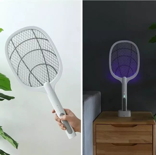 🚫🦟2-in-1 elektrische Fliegenklatsche und Mückenschutzlampe für die Nacht