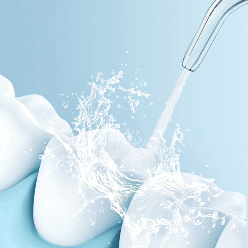 💦🦷 HEISSER SALE: 50% RABATT! Tragbare Munddusche – Wasserdruck-Regulierung, 3 Aufsätze & USB-Aufladbar für eine gründliche Mundhygiene ✨