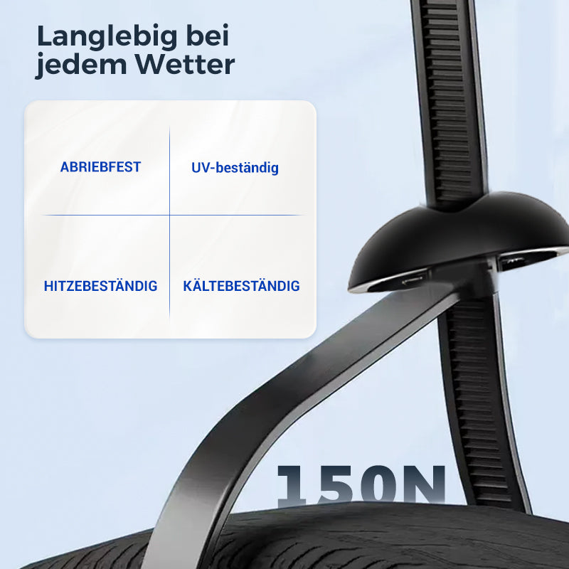 ⏳💥 BEGRENZTE ZEIT: 50% RABATT! Universal-Kabelbinderschnalle aus Nylon – Robust, wiederverwendbar & für schnelle, sichere Befestigungen ✨