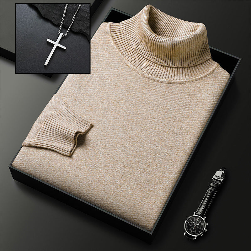 🧶 50% RABATT HOT SALE! ✨ Premium Kaschmirpulli Herren Einfarbig - Weiches Wohlfühlgarn mit Moderner Passform für Business & Freizeit 👔🎯