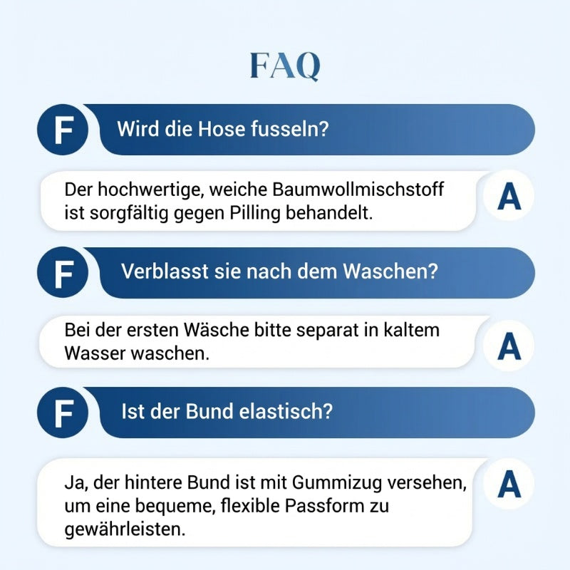 👖🎉 SOLANGE DER VORRAT REICHT: 50% RABATT! Bequeme blau gestreifte Hose mit Seitentaschen – Leicht, lässig & perfekt für Alltag & Freizeit ✨