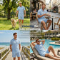👕🏃 LIMITED-TIME 50% RABATT! Herren Sommer-Set – Polo & Shorts, leicht & sportlich ✨