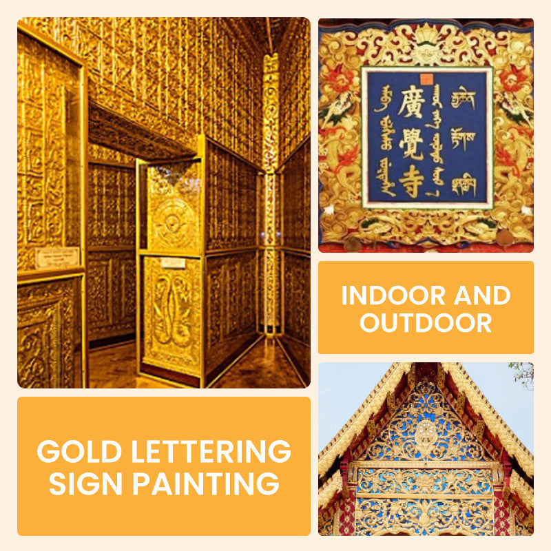 🔥🛡️ Blattgoldfarbe auf Wasserbasis für Kunst, Malerei & Kunsthandwerk – 50% RABATT! Hochglänzend, lösungsmittelfrei & perfekt für Canvas, Holz & Keramik
