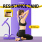 💎💪Multifunktionales Pedal-Widerstandsband, elastisches Zugseil für das Fitnesstraining, Ganzkörpertraining für das Heim-Fitnessstudio, Sit-ups, Yoga, Bauchmuskeltraining – Summervibes