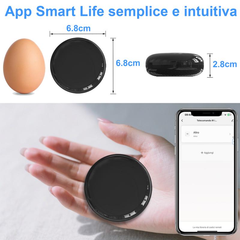 🔥【Limitierte Auflage – 50 % Rabatt】✨WLAN-Alexa-IR-Universalfernbedienung für Smart Home, All-in-One-Hub, Steuerung per App oder Sprachbefehl