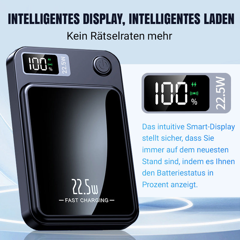 ⚡️ 50% RABATT BLACK FRIDAY! ✨ 10000mAh Powerbank - 22.5W Super-Schnellladen & Ultradünnes Tragbares Design für Smartphones & Tablets 📱🔋