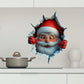 🎄❄️Frühweihnachts-Sonderangebot: 50 % Rabatt!!🎅Kreativer Weihnachts-Wandaufkleber, Weihnachtsmann im Cartoon-Design, Weihnachtsdekoration für zu Hause