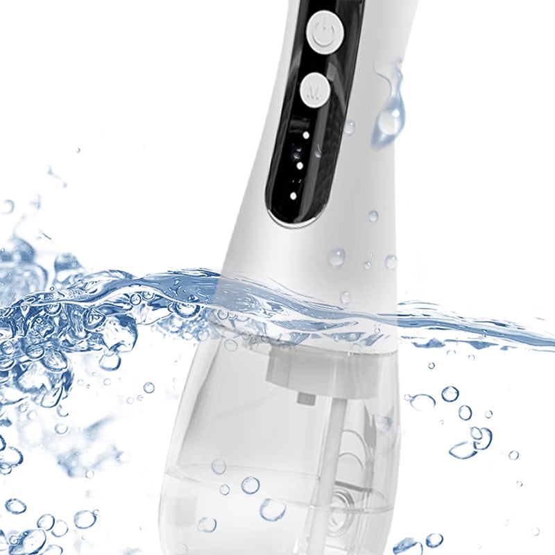 💦🦷 HEISSER SALE: 50% RABATT! Tragbare Munddusche – Wasserdruck-Regulierung, 3 Aufsätze & USB-Aufladbar für eine gründliche Mundhygiene ✨