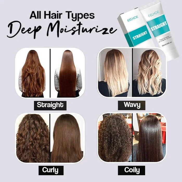 🔥Heißer Verkäufer 50% Rabatt💆‍♀️ KAUFEN 2 ERHALTEN 3! ✨ Seiden- und Keratin-Haarglättungscreme - Professionelle Frizz-Kontrolle mit Hitzeschutz für Geschmeidiges & Glänzendes Haar bis zu 48H 🌟🧖‍♀️
