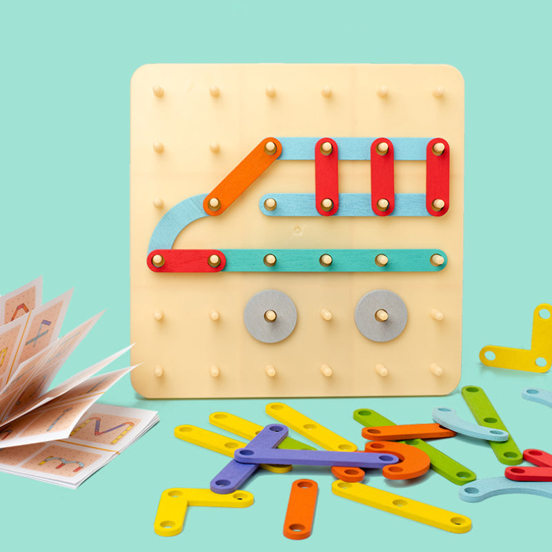 🔥Heißer Verkauf 50% 0FF🔥Montessori-Steckbrettpuzzle 🎅Weihnachtsgeschenkidee!🎁Kostenloser Versand