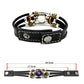 💥Last-Minute-Angebot – 50 % Rabatt ☪️Im Dunkeln leuchtendes Lederarmband mit Sternzeichen für Männer und Frauen (6,9/8,1 Zoll)♑️