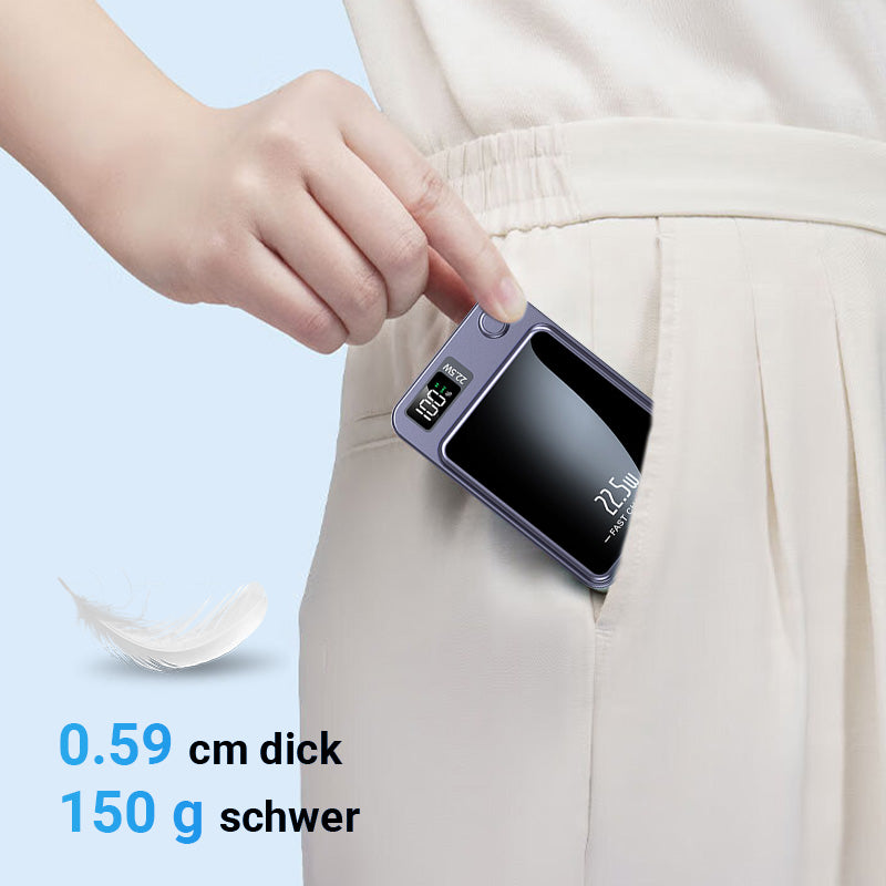 ⚡️ 50% RABATT BLACK FRIDAY! ✨ 10000mAh Powerbank - 22.5W Super-Schnellladen & Ultradünnes Tragbares Design für Smartphones & Tablets 📱🔋