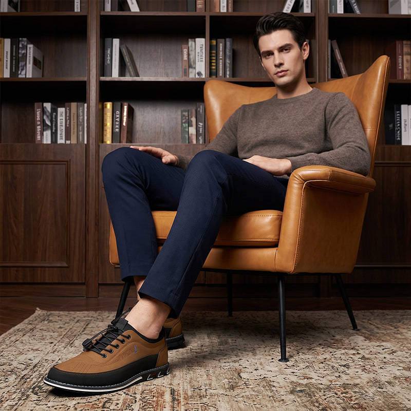 👞🔥 Klassisch modische Lederschuhe für Herren – 50% RABATT + KOSTENLOSER VERSAND! Elegant, vielseitig & perfekt für Büro, Business oder besondere Anlässe