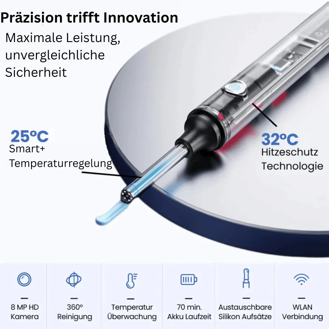 ✨✨🏆💥Intelligenter wasserdichter visueller Ohrenschmalzentferner