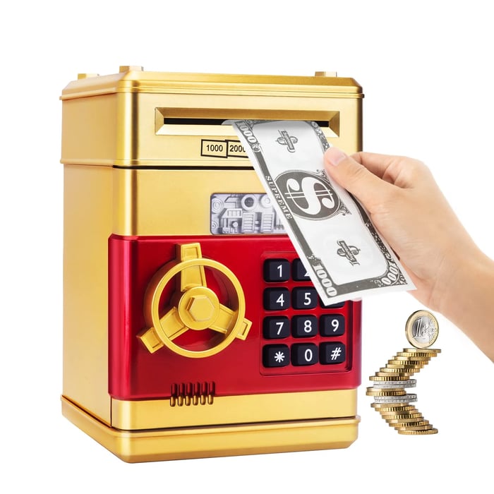 🎁LETZTER TAG VERKAUF 50% RABATT⏳Mini-Geldautomat Elektronischer PIN-Automat für Ein- und Auszahlungen
