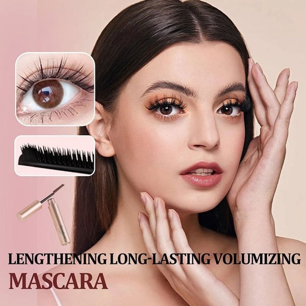 💄KAUFE 1, ERHALTE 1 GRATIS!! ✨ Wasserfeste, geschmeidige Mascara – langanhaltend, klumpenfrei und sorgt für natürliches Volumen für einen fantastischen Blick 👁️