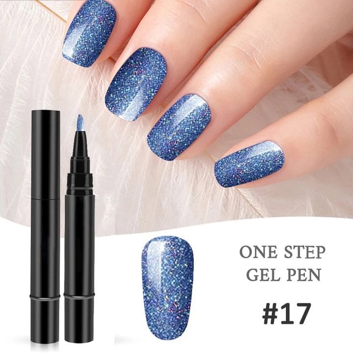 ⏳1 Kaufen, 1 Gratis ! ✨ Ein-Schritt-Nagellackstift • Gratis Mini-UV-Nagellampe