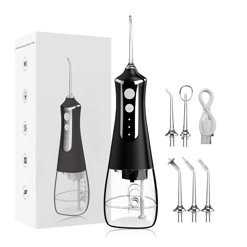 💦🦷 HEISSER SALE: 50% RABATT! Tragbare Munddusche – Wasserdruck-Regulierung, 3 Aufsätze & USB-Aufladbar für eine gründliche Mundhygiene ✨